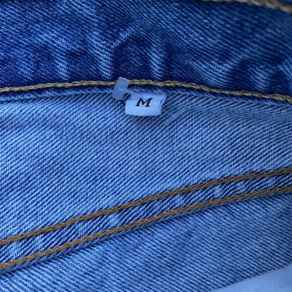 John Galt California Women Shorts Button Fly Frayed Distressed Blue Denim Size M - Picture 6 of 8